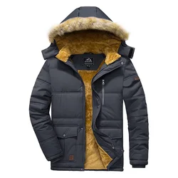 Custom Winter Jacket Men Hooded Thick Warm Thermal Ski  Snowboard Jackets  Men's Parkas Jackets & Coats