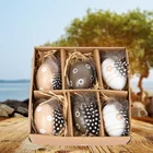 Party Favors Easter Eggs Decorative Painted Chicken Eggs Home Decor Miniature Hanging Easter Egg Party Favors For Kids