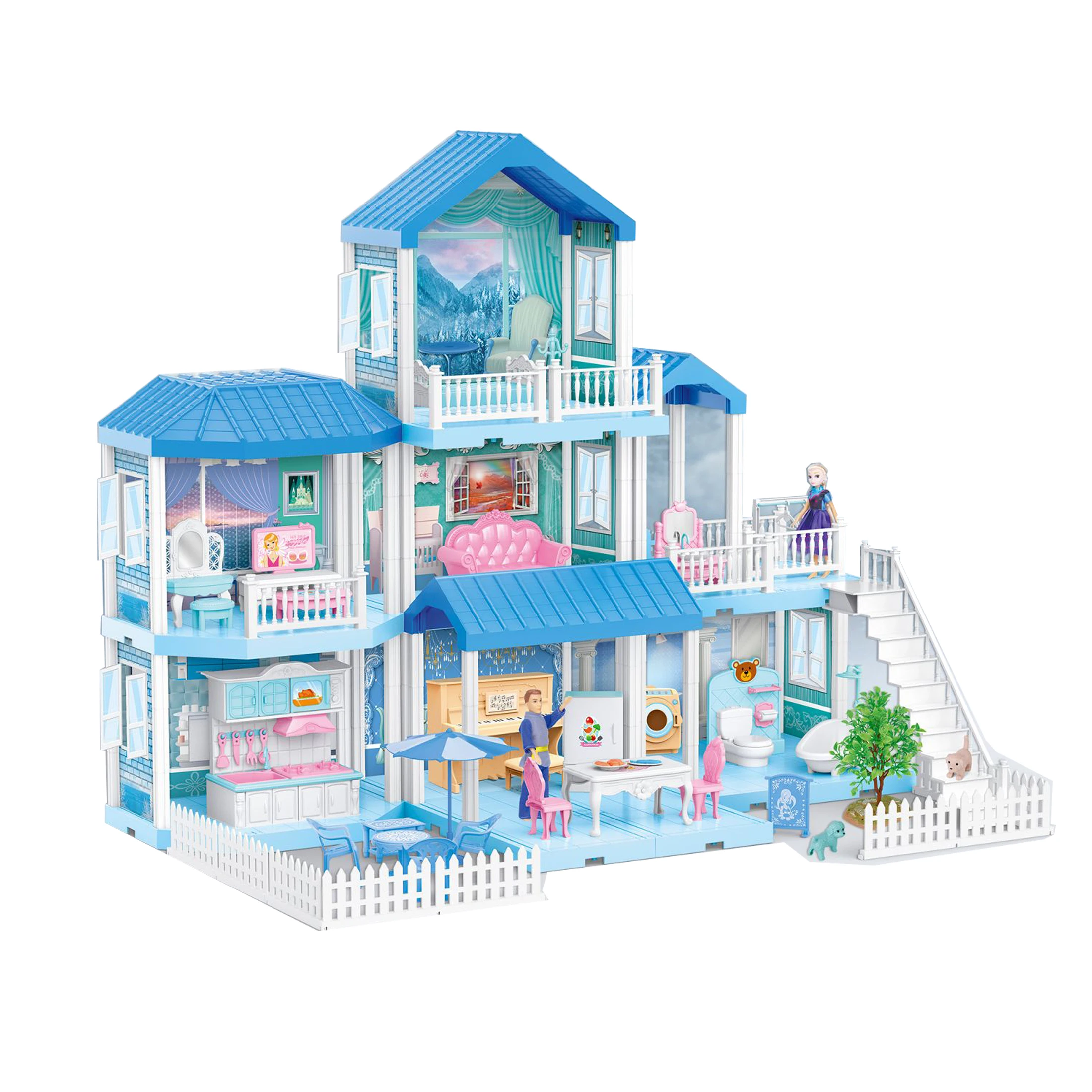 princess doll house set