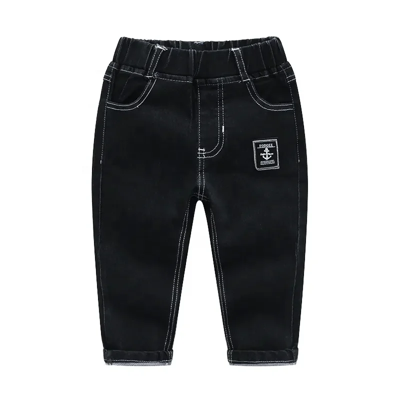 High quality customize fashion waist flare bell bottom boot cut denim jeans for baby kids