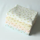 Baby Fabric 100% Cotton Double Crepe Gauze Sleepwear Baby Blanket Kids Rabbit Print Fabric