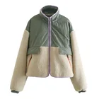 Short Fashion New Design Warm Winter Women Polyester Ladies Faux Fur Ladies Short Bubble Jacket Overcoat