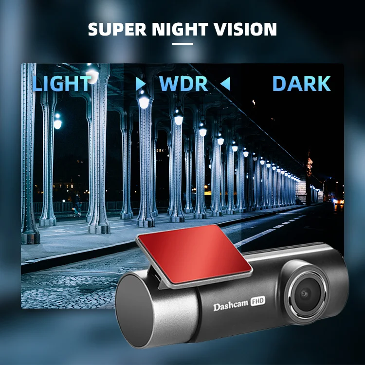 Car Recorder 2 Channel HD Camera WIFI Dual Lens Dash Cam 130° +110° Wide Angle Car Black Box for Southeast Asian Agency manufacture