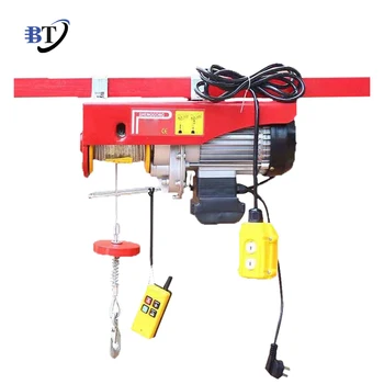 china Factory Portable Lifting machine 20m hoist crane 110V 220V 380V wire rope electric hoist For Sale
