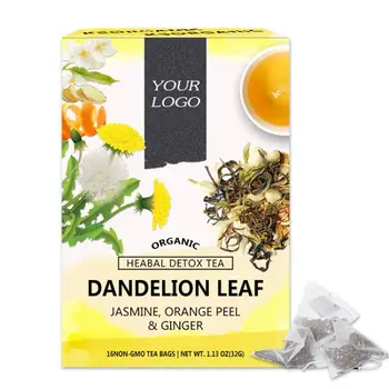 100% Natural Organic Herbal Tea Jasmine Orange Ginger Dandelion Leaf Tea Dandelion Tea