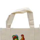 Wholesale Reusable Foldable Eco Friendly Heavy Duty Canvas Shopping Bag With Custom Logo