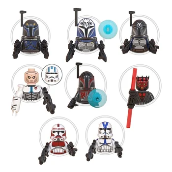 Movie War Cartoon Mini Action Block Action Figure Plastic Toy Star Death Maul Mini Figure Assembled Toy