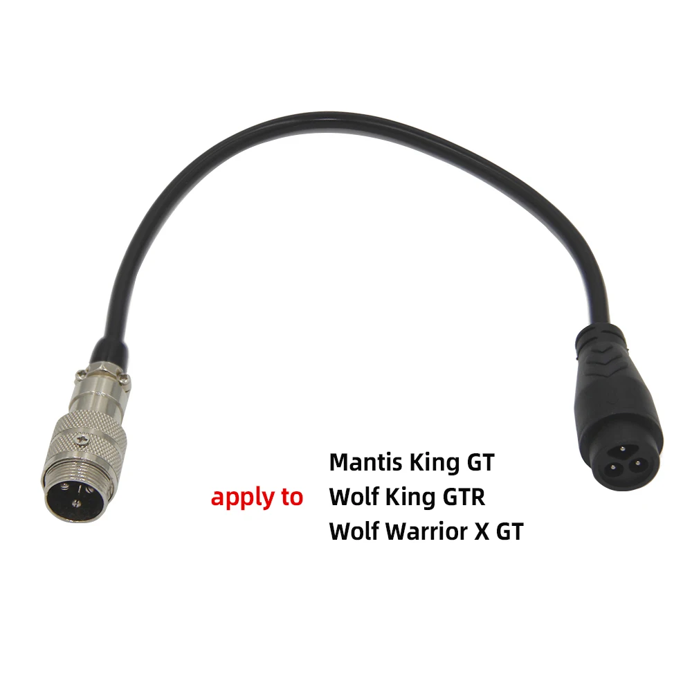 3 Pin 13.6inch Waterproof Male Female Connector Cable scooter E-bike Battery Charge Waterproof Connector Wire