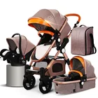 Baby Set Baby Stroller 2021 2021 Baby Strollers Travel Baby Stroller 3 In 1 Set Fashionable Baby Pushchair
