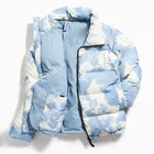 Coats Men's Jackets Coats Hooded Winter Coats Custom Tie Dye Print Mens Puffer Jacket