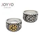 Celtic Compass Amulet Pattern Viking Ring Stainless Steel Celtic Odin Sign Ring