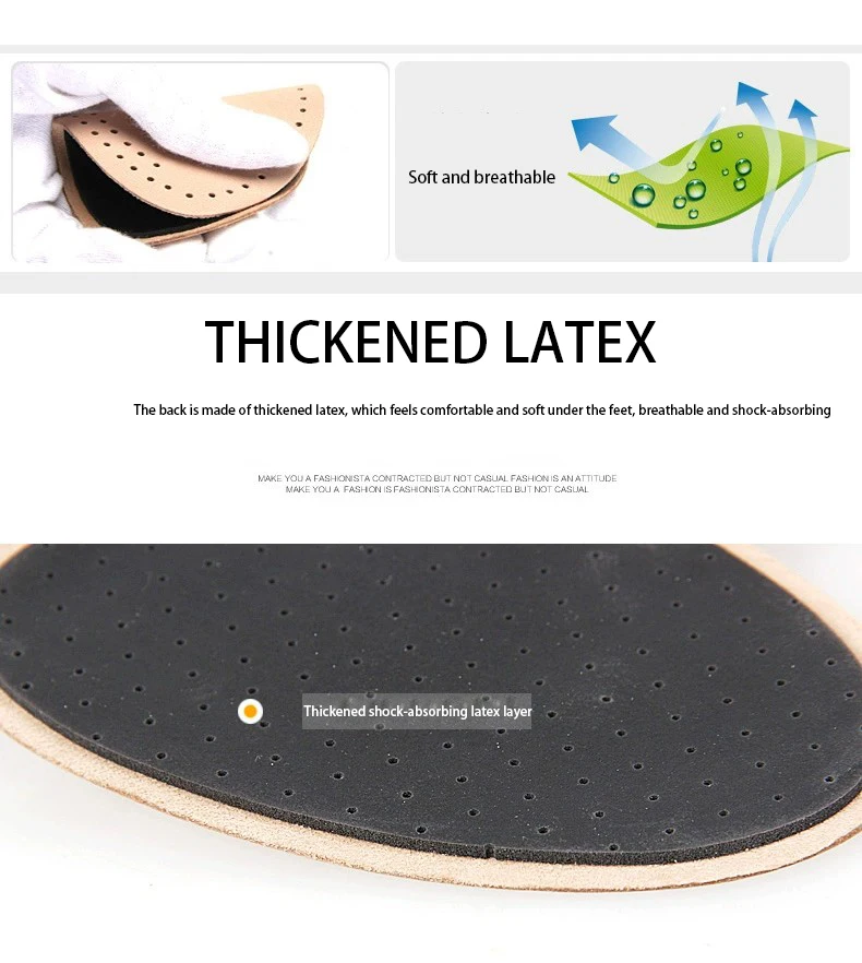 High Heel Insoles, Sheepskin Latex Forefoot & Palm Pads, Anti-Slip Design High Heel Insoles, Sheepskin Latex Forefoot & Palm Pads, Anti-Slip Design