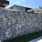 Stone Natural Stone Blue Quartzite Slate Dry Stack Stone Wall Cladding Stone Veneer Stone Wall Cladding