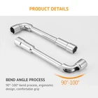 Tools Car Wrench Car Truck Wheel Germany High Quality L Shaped Heavy Duty Tools Socket Wrench