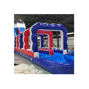 Custom Slip and Slide Inflatable Water Slide With Pool For Rental Cheap Kids Adult Inflatable Water Slide For Sale