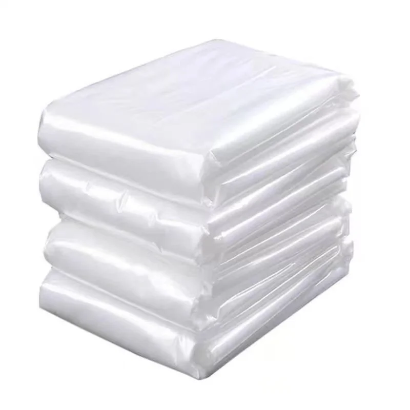 PE High-Pressure Flat Mouth Packaging Bag Large Cardboard Box Inner Lining Thickened Transparent Moisture-Proof Plastic Bag