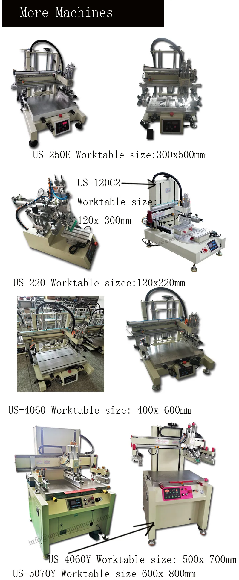 Y flat machines