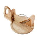 Cheese Slicer Factory Wholesales Rubber Wooden Cheese Knife Cheese Slicer Cheese Cutting Tools For Kitchen
