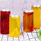 Plastic Bottle Small Empty Pet Clear Cute Animal Shape Plastic Juice Bottle With Metal Lids