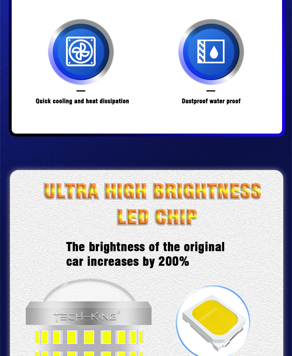 9-80v signal light BAU15S PY21W LED Car Tail Bulb Brake Lights Reverse Lamp Daytime Running Signal Light 3156-3157 led bulb