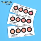 Cobalt And Halogen Free 6 Dots 10%-60% Humidity Indicator Card Red To Yellow For Electronic Components