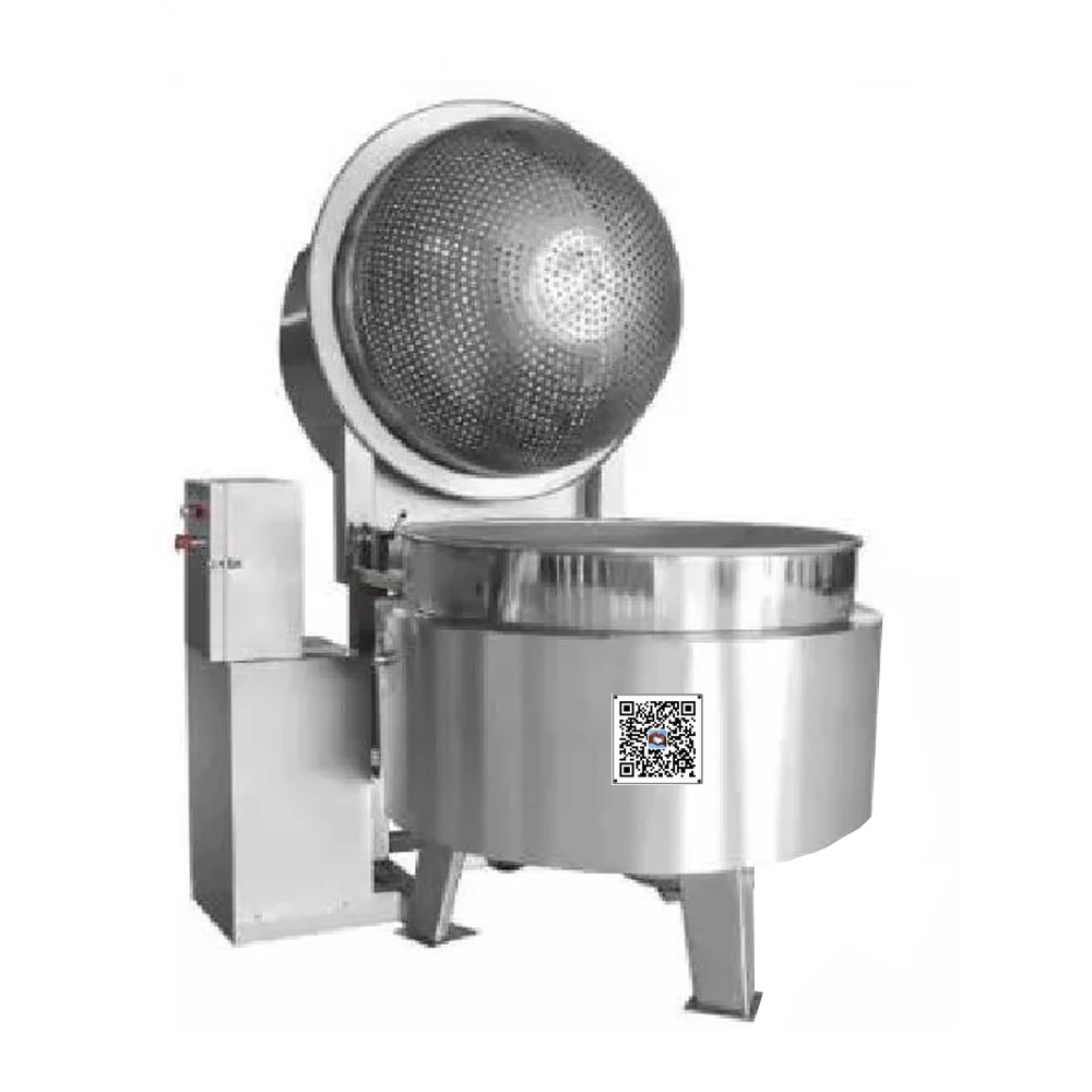 Electromagnetic Industrial Automatic Cooking Pot With A Colander Fried