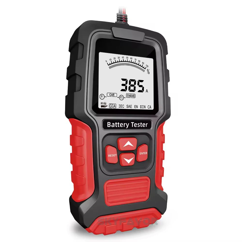 Automatic Maintenance-free deepcycle battery tester Universal 12V 24V lead acid battery CCA internal resistance tester analyzer