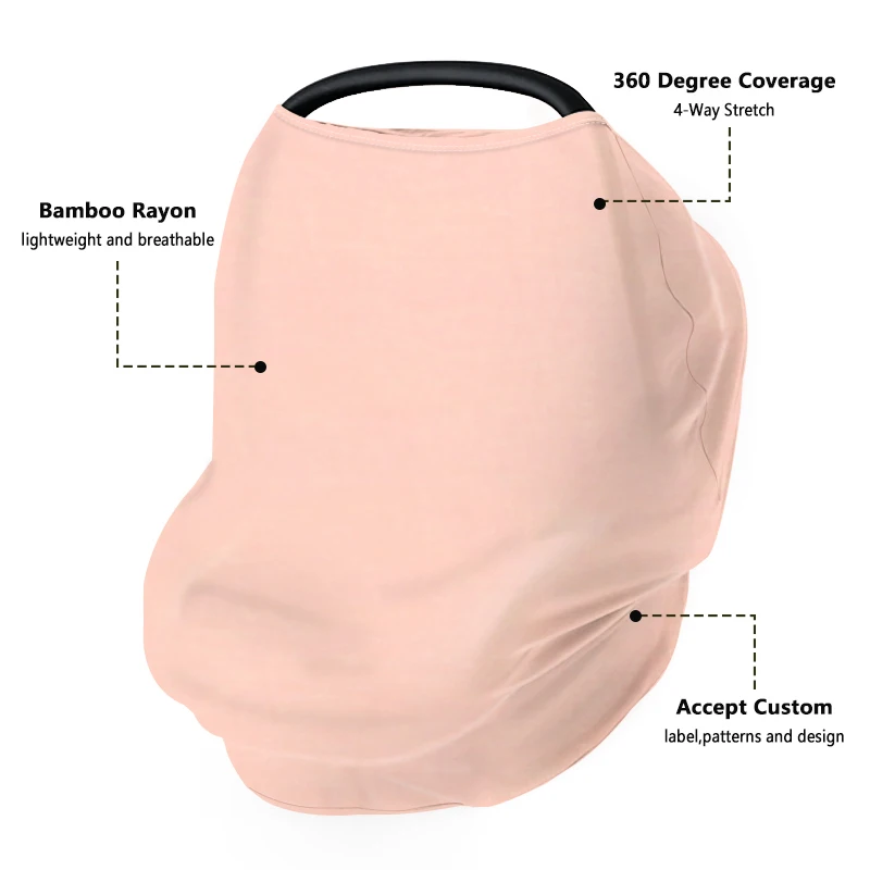 Baby nursing cover nursing bamboo fiber comfortable baby car seat multi use comfortable baby accessories