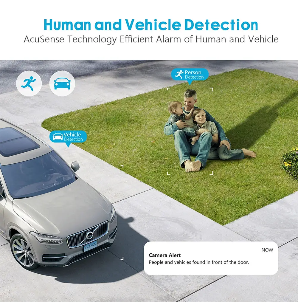 8 Channel 30fps Board Lens 3.6mm Outdoor Home PoE NVR Kit 4K 8MP Surveillance Security Camera System