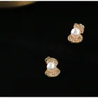 Pearl Earrings Earrings Pearl 2021 Hawaiian Shell Pearl Stud Earrings Wholesale For Women