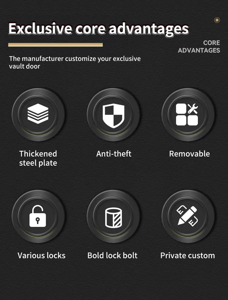 CEQSAFE Important Beach Security Bank Safe Room Box Deposit Bank Vault Door supplier