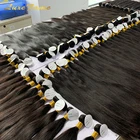 Hair Weave Raw Indian Hair Unprocessed Free Sample Hair Bundle Raw Virgin Cuticle Aligned Hair Human Hair Weave Bundle Wholesale 10A Mink Virgin Brazilian Hair Vendor