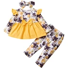 Infant Wholesale Kids Clothes Little Girls Suit Toddler And Infant Clothing Set Outfits Children Boutique Girls Dress