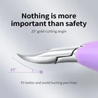 Nippers Nipper Nippers German Black Professional Machine Grinding Steel Cuticle Nail Nipper