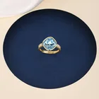 Silver Ring New Austrian Crystal S925 Sterling Silver Diamond Ring Female Opening Adjustable Tide Ring