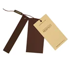 String High Quality Brand Clothing Paper Hang Tags Printingclothing Logo T Shirt Tags Hangtag With String Garment