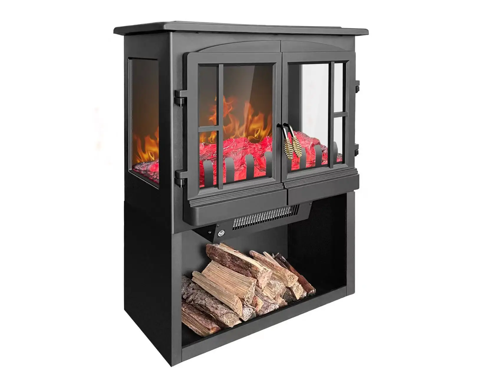 Electric Portable Fireplace, 2000W, Plastic - detail 2