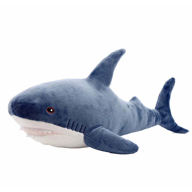 plush shark pillow