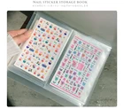 Art Low Price 80 Slots Nail Decals Storage Collection Nail Stickers Album Book For Nail Art