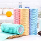 Cleaning Products 50pcs 25*25cm Woodpulp Multi-function Cleaning Products For Household Cleaning Cloth Roll