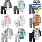 Clothes Baby Romper Jacket And Pants 3pcs Infant Clothing Clothes Set Wholesale Baby Boys Rompers