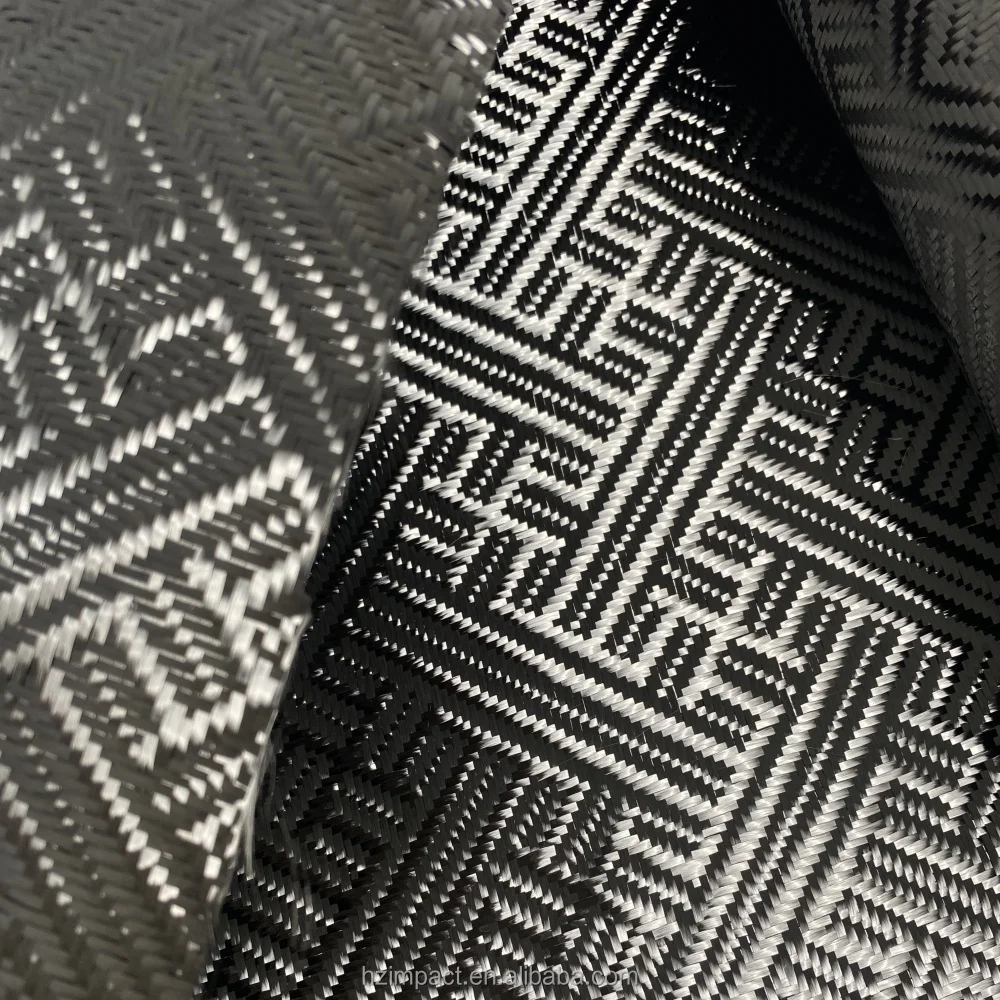 240gsm Jacquard Weave Pattern Carbon Fiber Fabric 3K Product 240gsm Jacquard Weave Pattern Carbon Fiber Fabric 3K Product