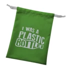 Custom Logo Printed Gift Recycled Sain Double String Handbag Shoe Dust Drawstring Bag
