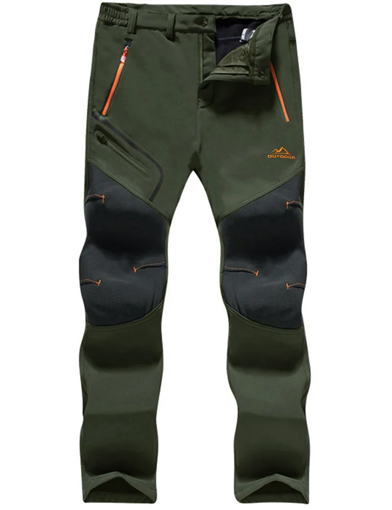 Outdoor Softshell Fleece Tactical Thermal Waterproof  Camping Trousers Fishing Trekking Skiing Hiking Pants