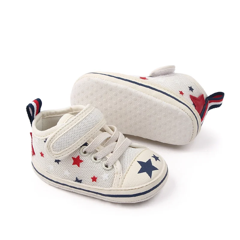 0-12 months infants shoes Indoor soft soled non-slip toddler shoes Breathable mesh top baby shoes factory