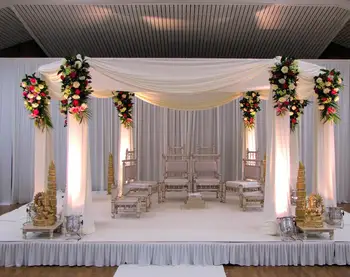 Wedding Planning Romantic Wedding Decoration Pipe and Drape For Sale