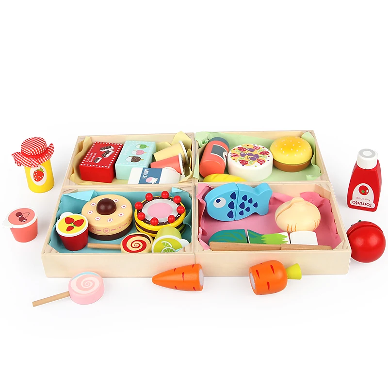 wooden fruit set toy