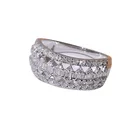 Yellow Gold Ring Jewelry 18K Yellow Gold Ring Woman Diamond Engagement Ring Gold Jewelry