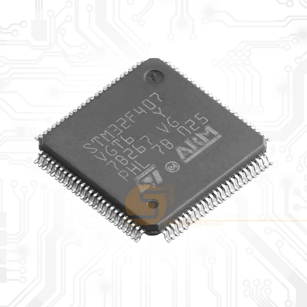 product stm32f407vgt6 lqfp100 arm cortex m4 mcu 168mhz high performance for industrial automation-0