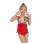 Girl Beachwear Toddler Kids Baby Girl Swimwear Cute Striped Tassel Bikini Set Summer Swimsuit Beachwear